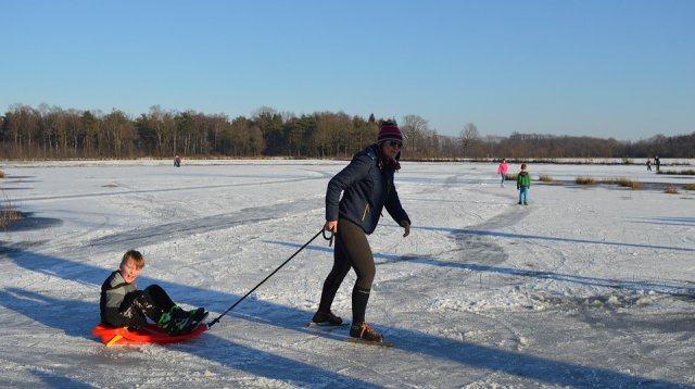 Schaatsen haardijk (zondag 22 januari 2017)